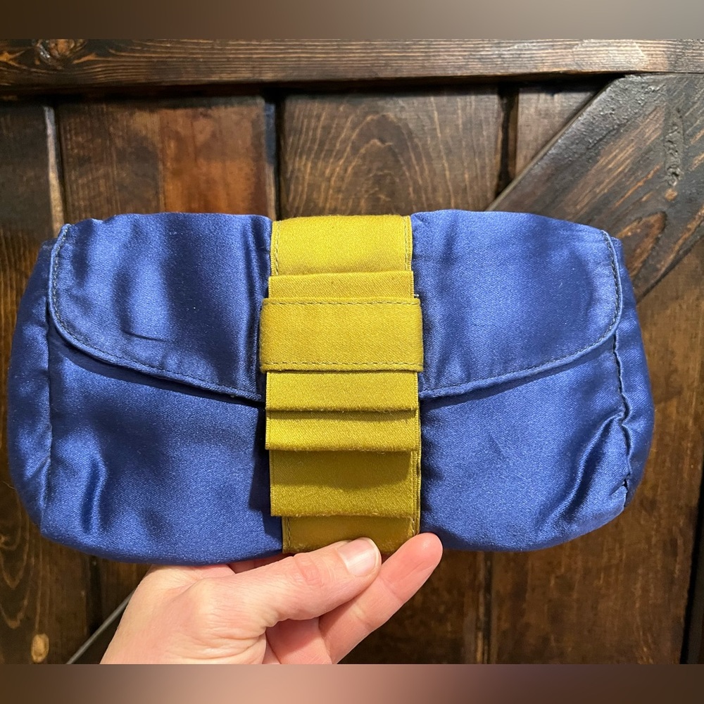 J.Crew Silk Clutch